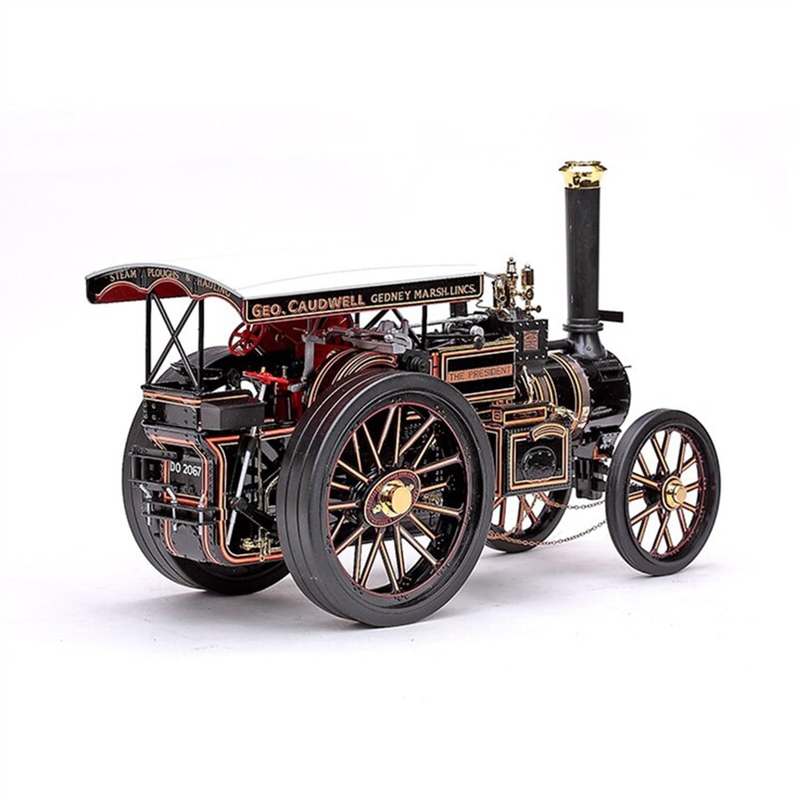 Amazon.co.jp: モデルカーのおもちゃ 1:24 蒸気トラクター 1905